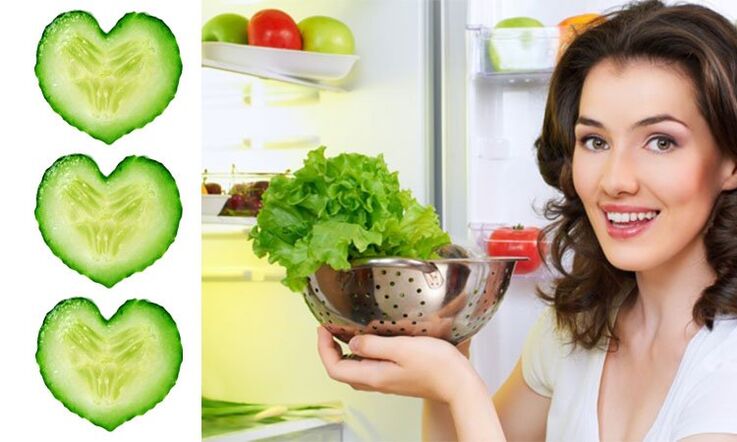 menina com produtos a partir dos quais é preparado um produto cosmético para rejuvenescimento da pele facial